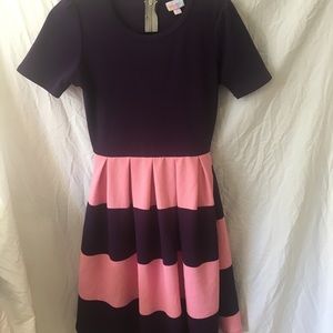 Purple and Pink blocked Amelia LuLaRoe